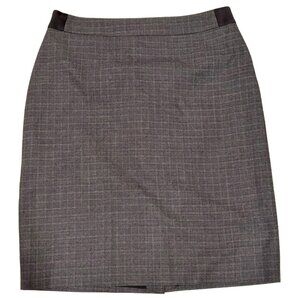Hugo Boss 100% Wool Gray Pencil Skirt Size 10